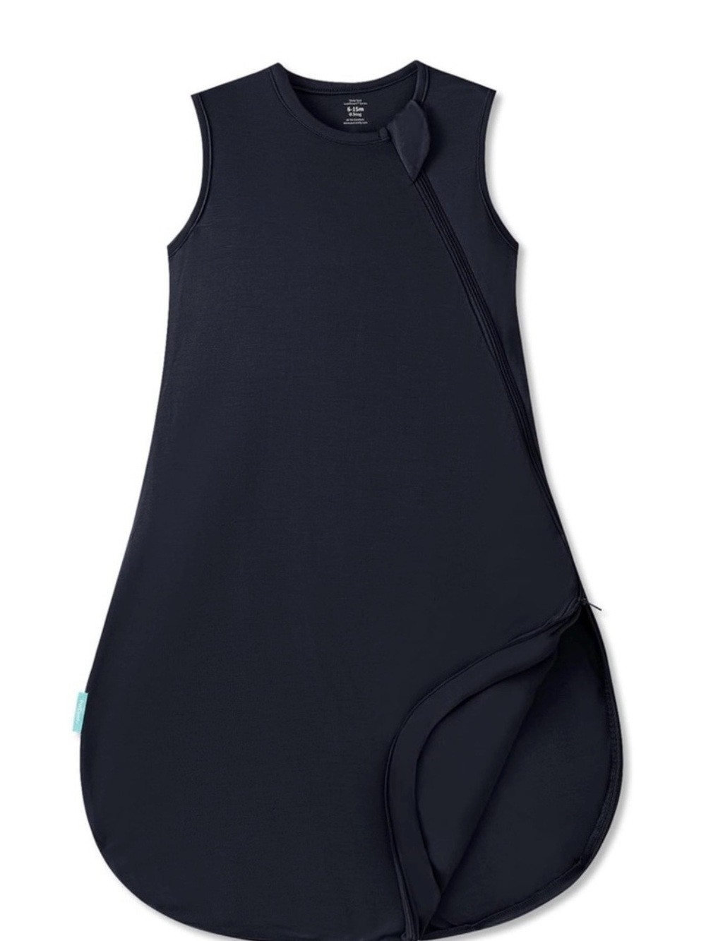 PurComfy 0.5 Tog Lightweight Supersoft Bamboo Sleep Sack in Midnight